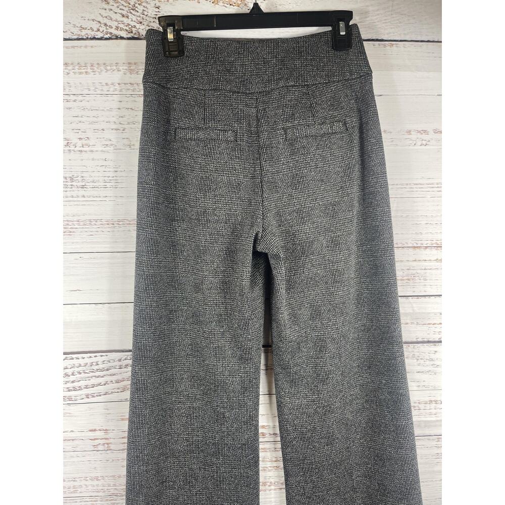 CAbi Pant Suit Womens XXS Gray Plaid Belted Blazer Wide Leg Pants Set Career - Picture 14 of 16